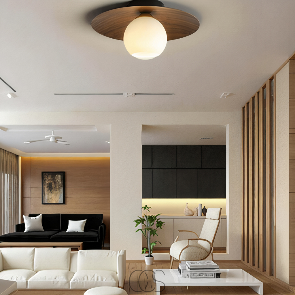 Opertsa - Loella LED ceiling lamp - natural tranquility in the home