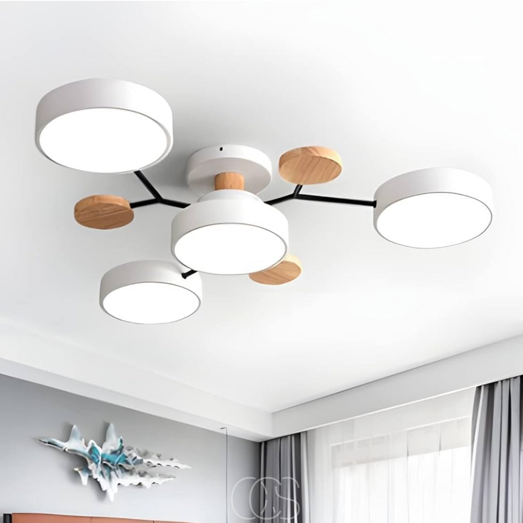 Opertsa - Macaron Metal LED Ceiling Lamp - Dimmable 3-Color