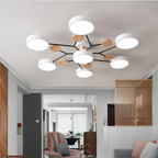 Opertsa - Macaron Metal LED Ceiling Lamp - Dimmable 3-Color