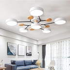 Opertsa - Macaron Metal LED Ceiling Lamp - Dimmable 3-Color