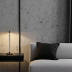 Opertsa - Minimalist LED Table Lamp - Modern Matte Black Aluminum