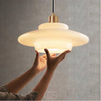 Opertsa - Perle pendant lamp - Brass & Glass