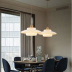 Opertsa - Perle pendant lamp - Brass & Glass