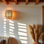 Opertsa - Rattan Boho Wall Lamp