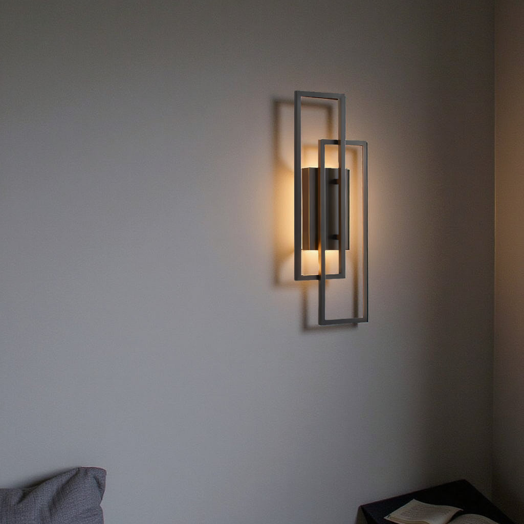 Opertsa - Rectangular Geometric LED Wall Lamp