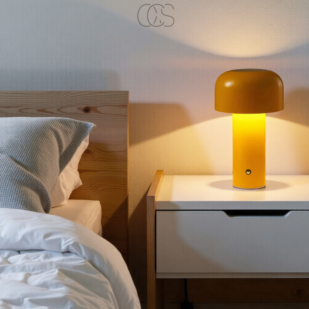 Opertsa - Retro Table Lamp – wireless, dimmable & can be placed anywhere
