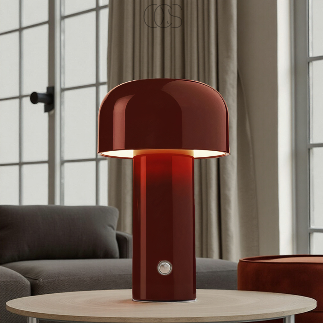 Opertsa - Retro Table Lamp – wireless, dimmable & can be placed anywhere