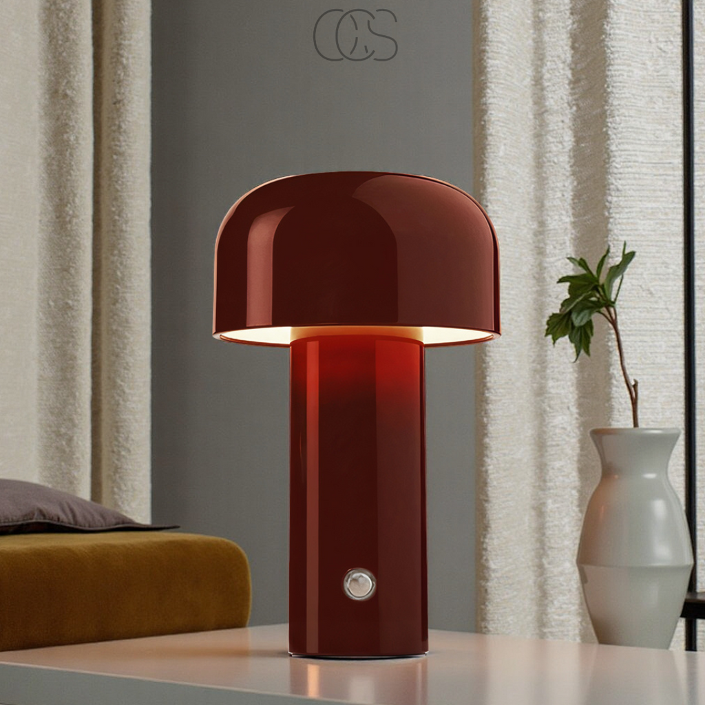 Opertsa - Retro Table Lamp – wireless, dimmable & can be placed anywhere