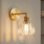 Opertsa - Retro Wall Lamp with Glass Tulip Shade