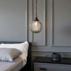 Opertsa - Round Pendant Lamp Glass - Smoke Color