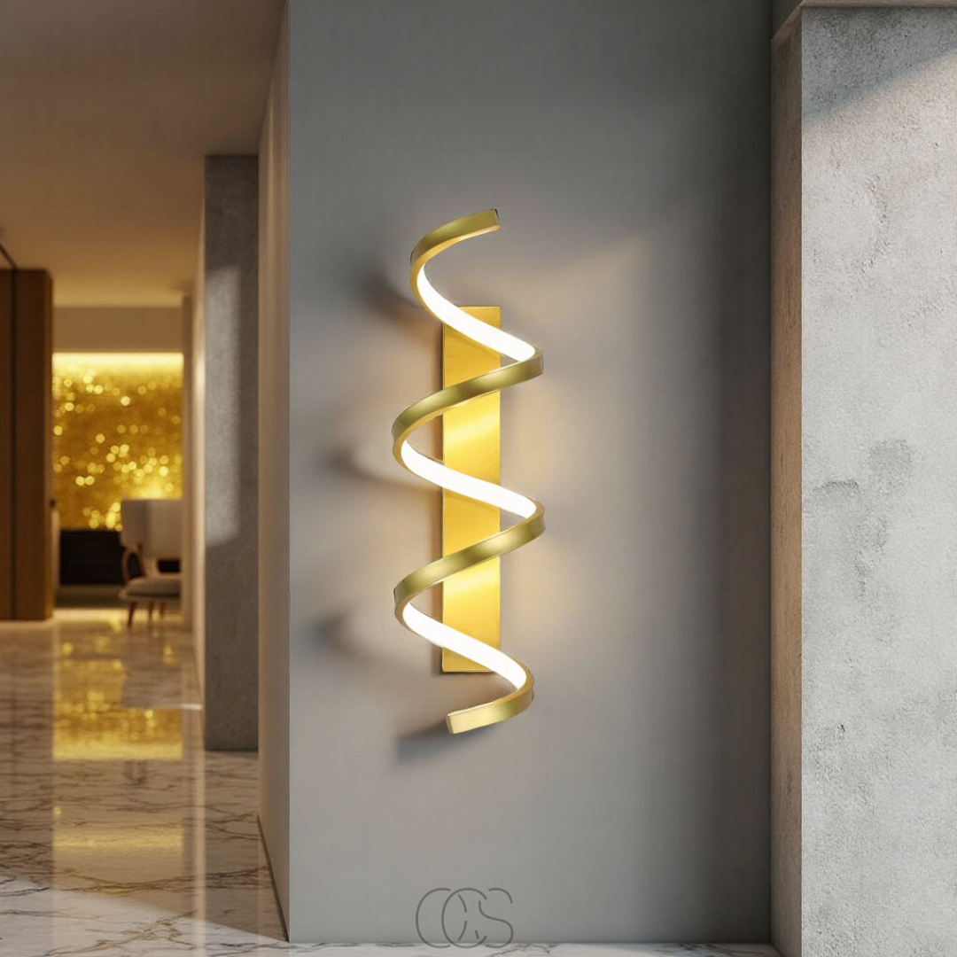 Opertsa - Spiral LED wall lamp - Dimmable
