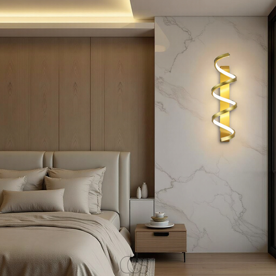 Opertsa - Spiral LED wall lamp - Dimmable