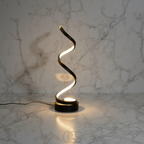Opertsa - Spiral Lamp – modern design with 3 light colors & energy-efficient LED