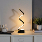 Opertsa - Spiral Lamp – modern design with 3 light colors & energy-efficient LED