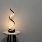 Opertsa - Spiral Lamp – modern design with 3 light colors & energy-efficient LED