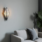Opertsa - Wall lamp with geometric diamond design