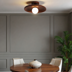 Opertsa - Walnut Ceiling Lamp - Luxury Ceiling Lamp Wood