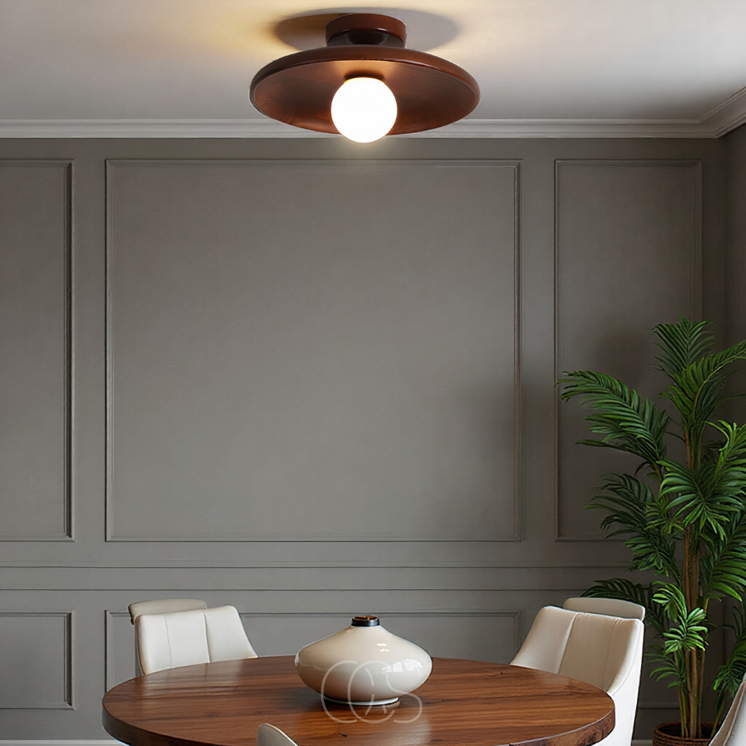 Opertsa - Walnut Ceiling Lamp - Luxury Ceiling Lamp Wood