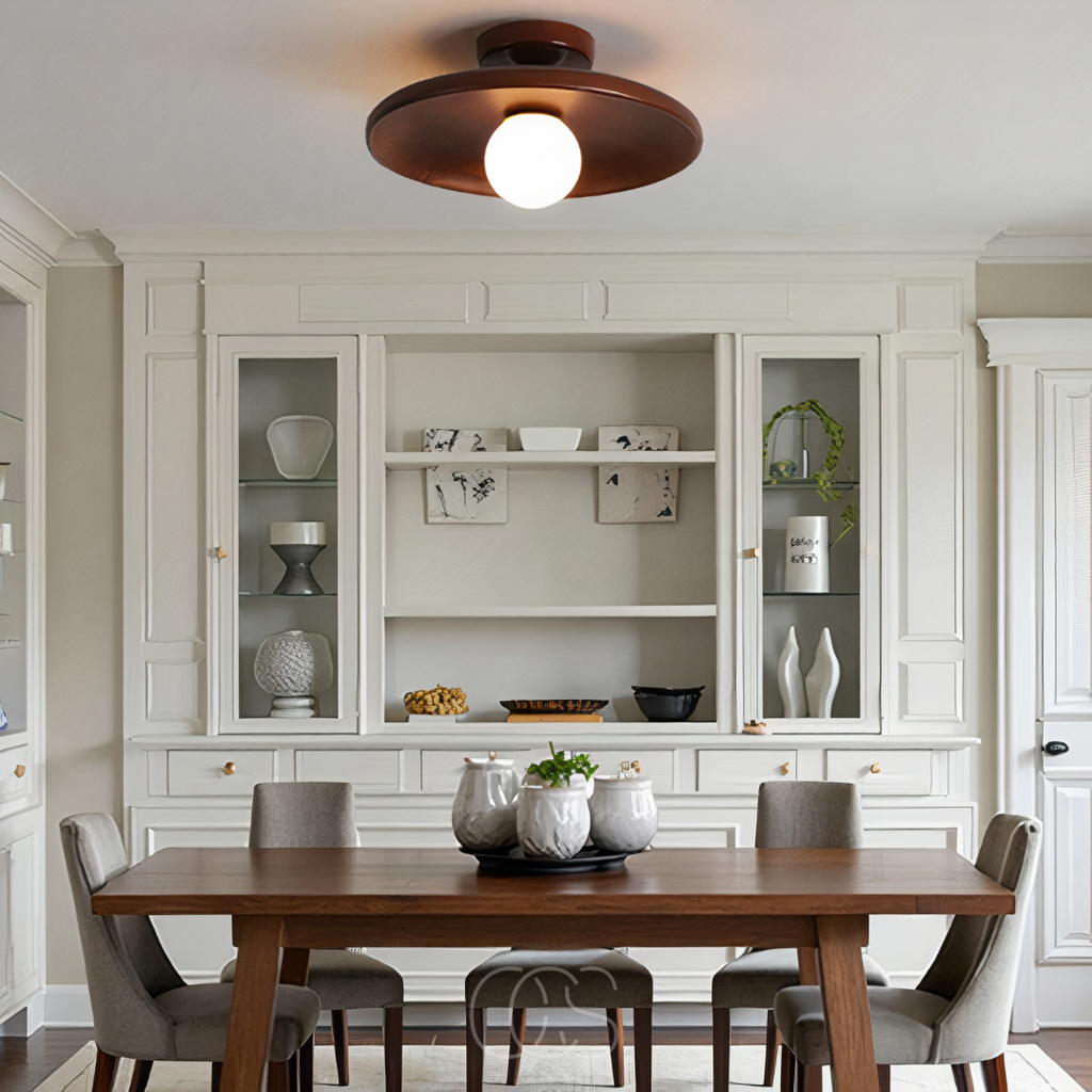 Opertsa - Walnut Ceiling Lamp - Luxury Ceiling Lamp Wood