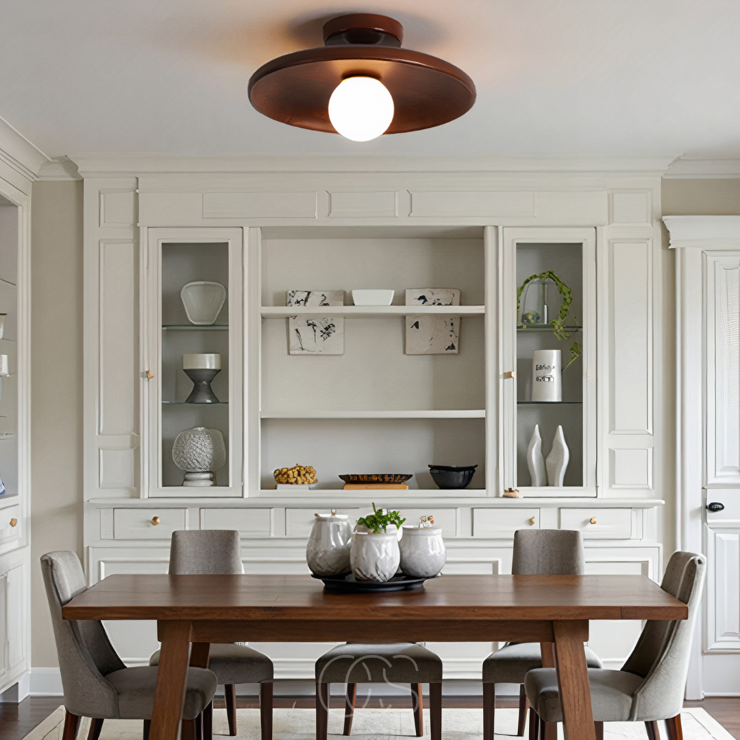 Opertsa - Walnut Ceiling Lamp - Luxury Ceiling Lamp Wood