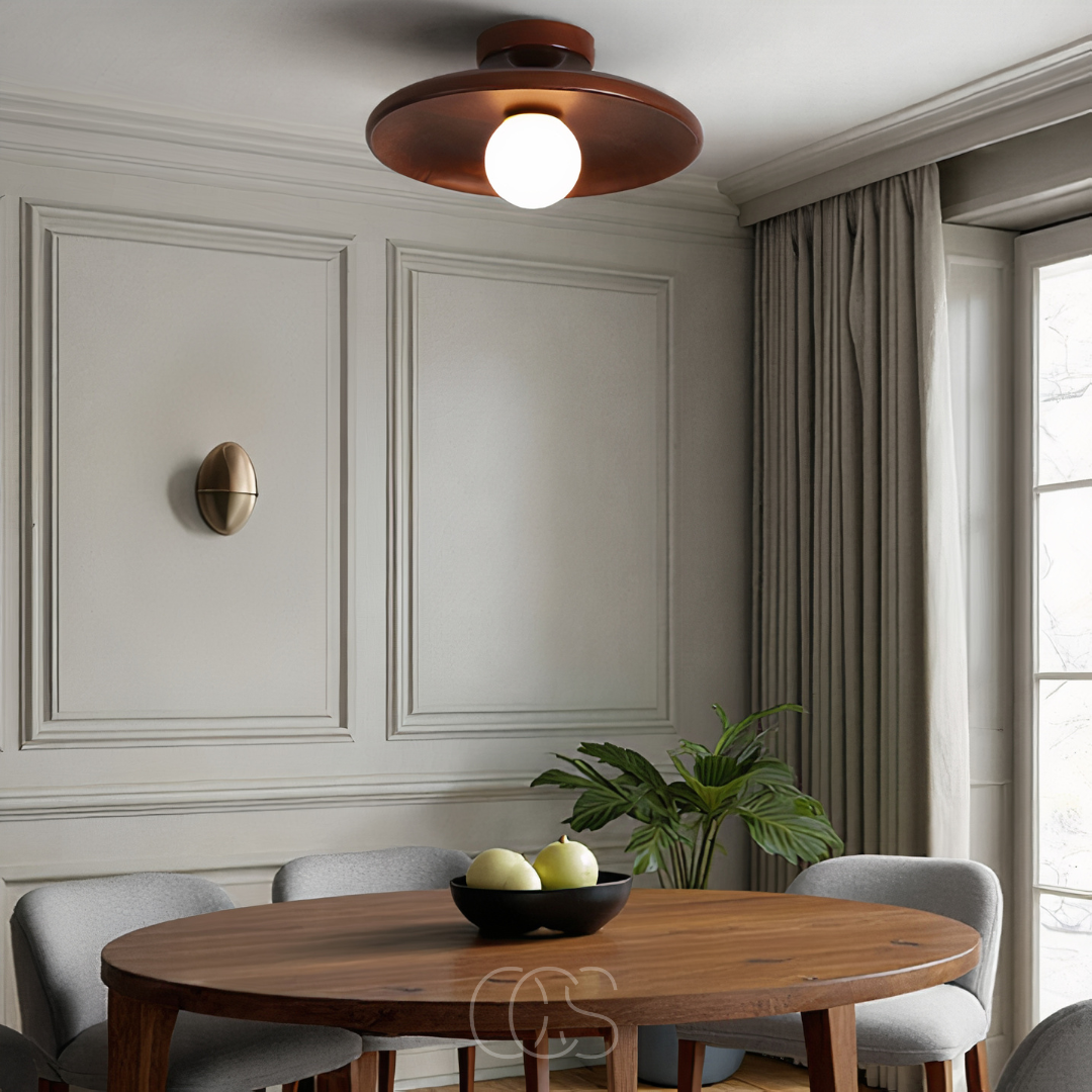 Opertsa - Walnut Ceiling Lamp - Luxury Ceiling Lamp Wood