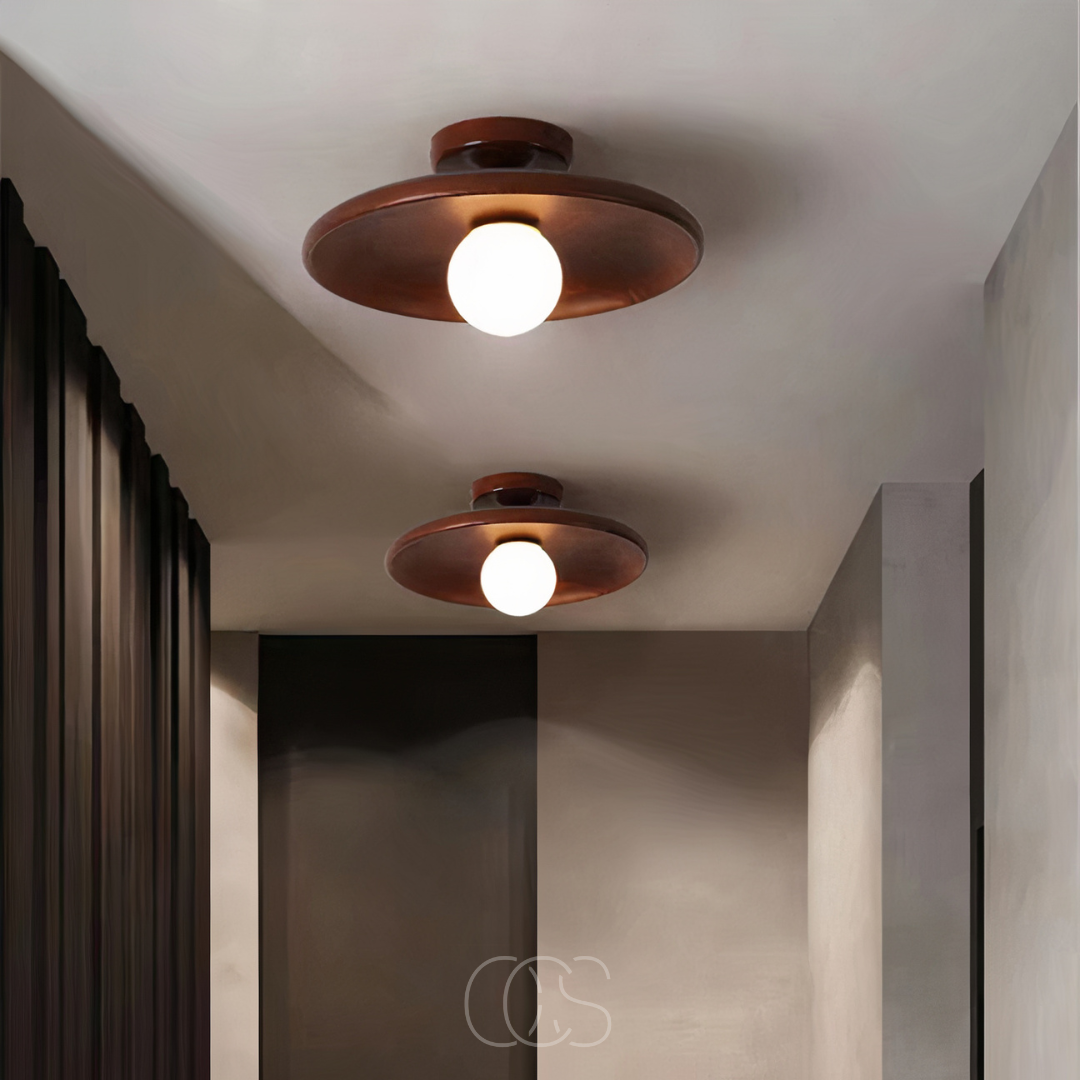 Opertsa - Walnut Ceiling Lamp - Luxury Ceiling Lamp Wood