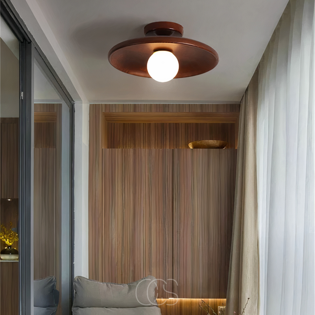 Opertsa - Walnut Ceiling Lamp - Luxury Ceiling Lamp Wood