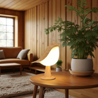 Opertsa - Wooden Bird Lamp - Wireless Table Lamp with Warm Light