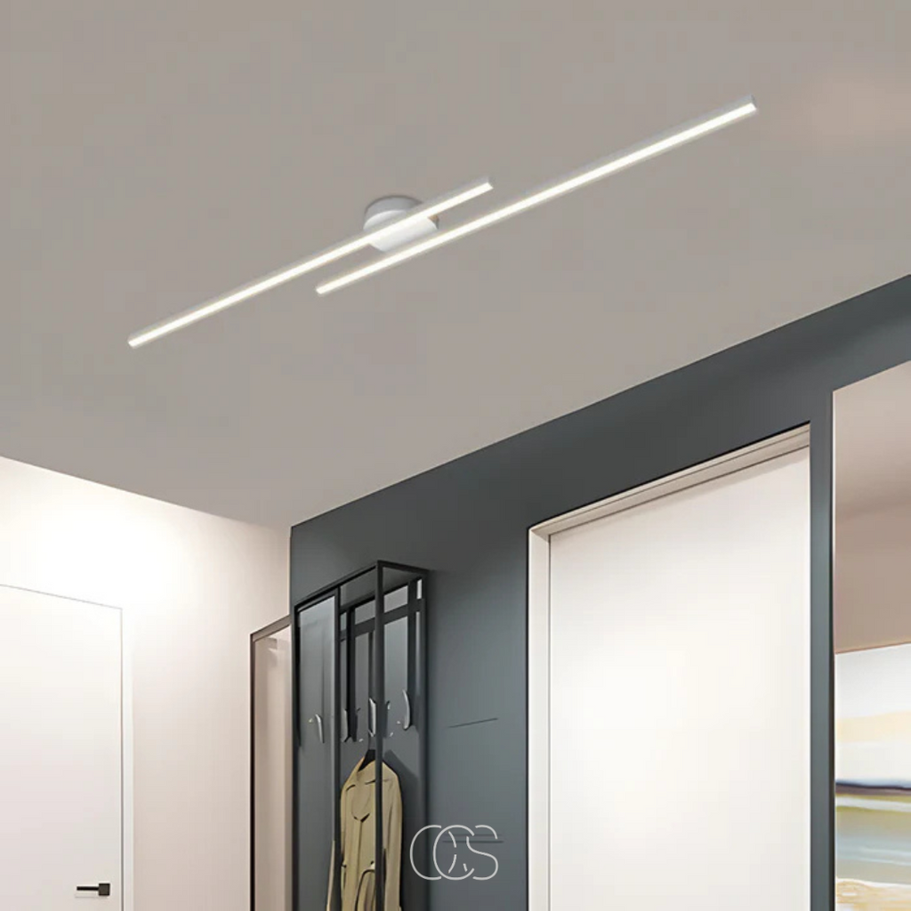 Opertsa - lámpara de techo moderna de aluminio - Iluminación de techo elegante