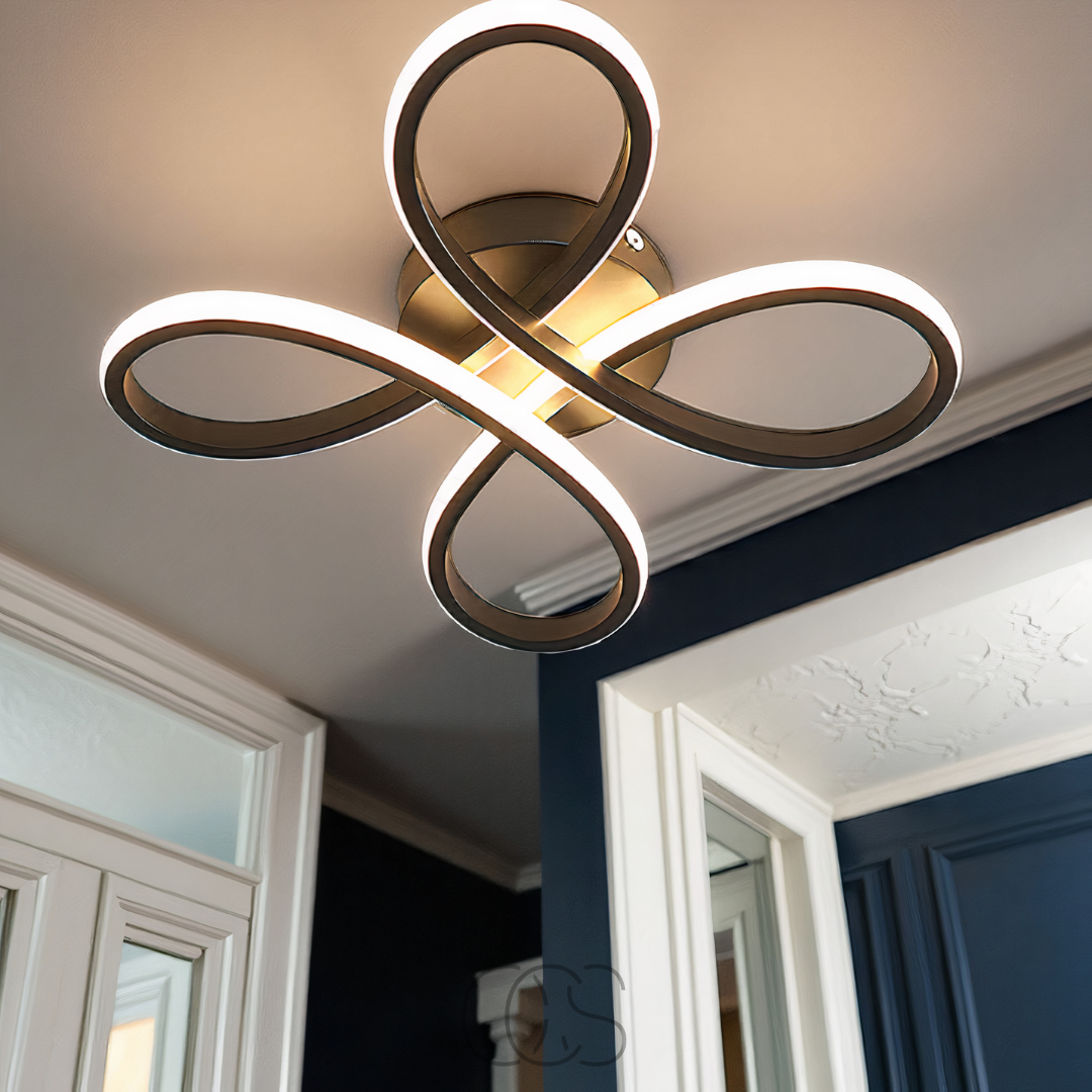 Opertsa – Ceiling lamp LED Klaver – Modern design with atmospheric dimming function