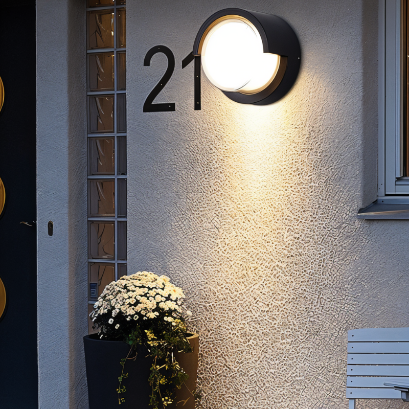 Outdoor LED Wall Lamp with Motion Sensor – Waterproof and Energy Efficient Lighting