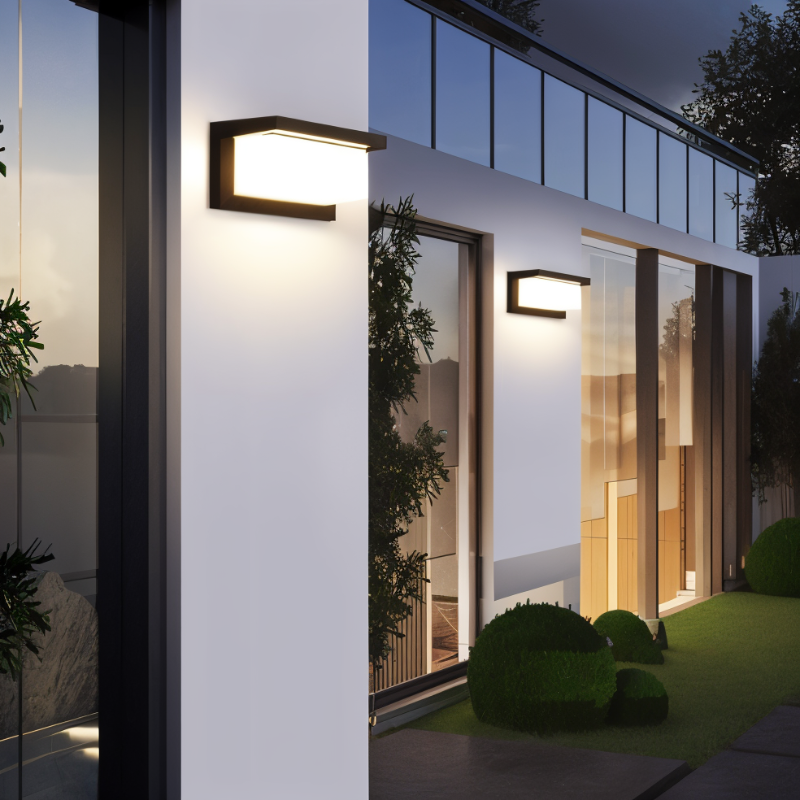 Outdoor LED Wall Lamp with Motion Sensor – Waterproof and Energy Efficient Lighting