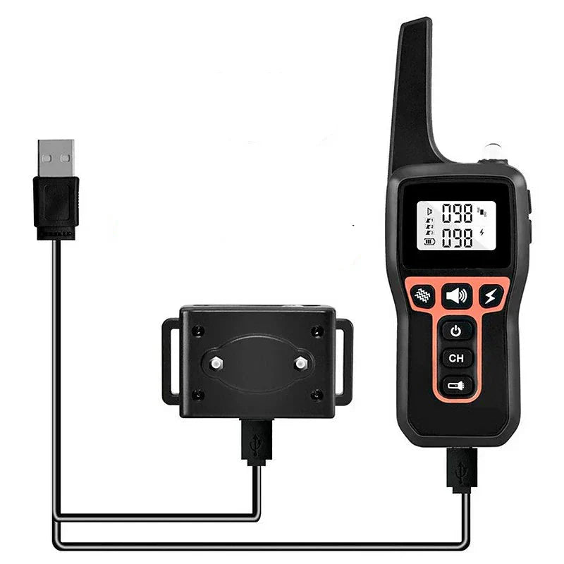 Collier d'entraînement pour chien étanche rechargeable 1000m