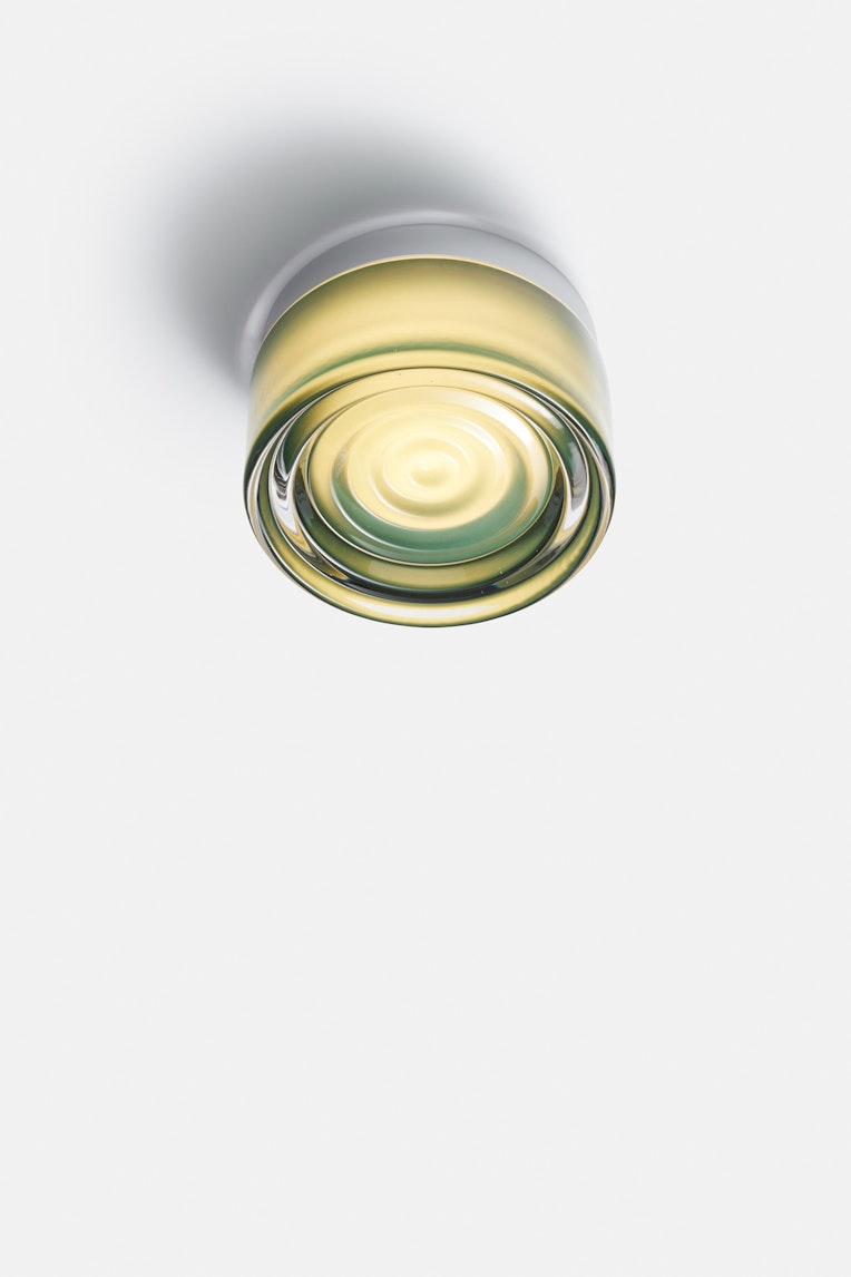 TML Ripple Modern Wall Sconce – IP65 Rated, Tempered Glass Shade, Indoor Wall Light with Touch Switch (E14 Bulb Included)