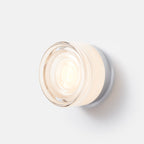 TML Ripple Modern Wall Sconce – IP65 Rated, Tempered Glass Shade, Indoor Wall Light with Touch Switch (E14 Bulb Included)