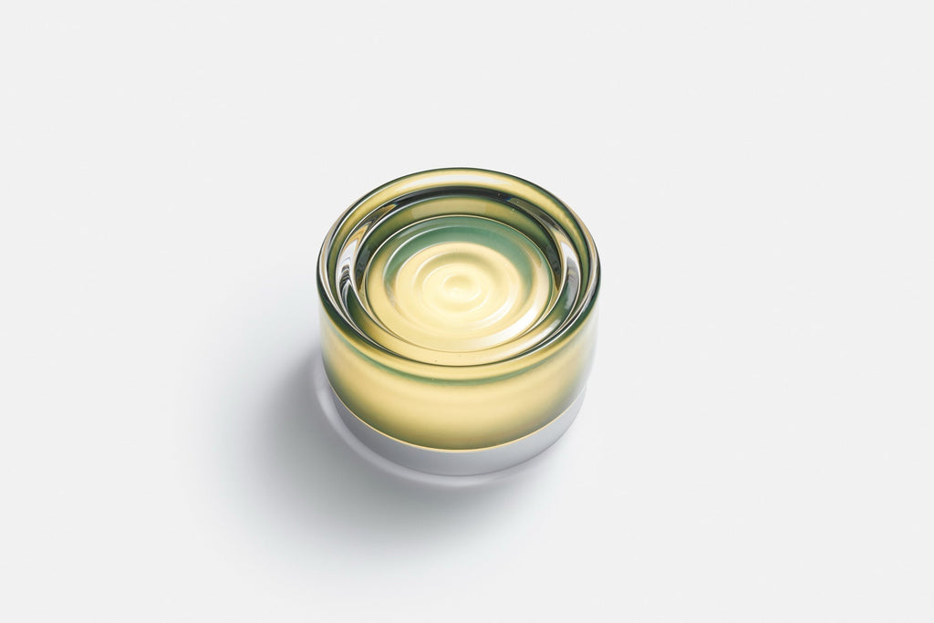 TML Ripple Modern Wall Sconce – IP65 Rated, Tempered Glass Shade, Indoor Wall Light with Touch Switch (E14 Bulb Included)