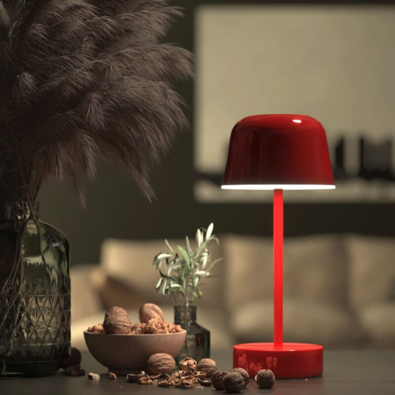 Rechargeable Dimmable Desk Lamp with Adjustable Brightness and Three Light Settings