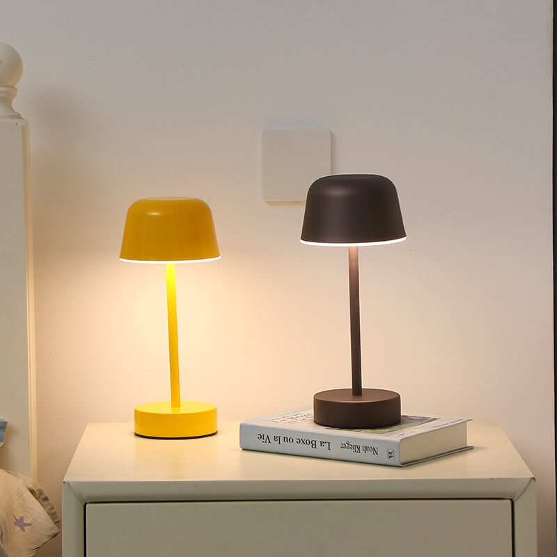 Rechargeable Dimmable Desk Lamp with Adjustable Brightness and Three Light Settings