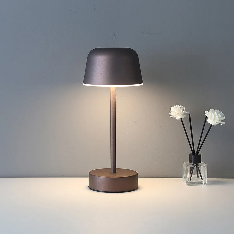 Rechargeable Dimmable Desk Lamp with Adjustable Brightness and Three Light Settings
