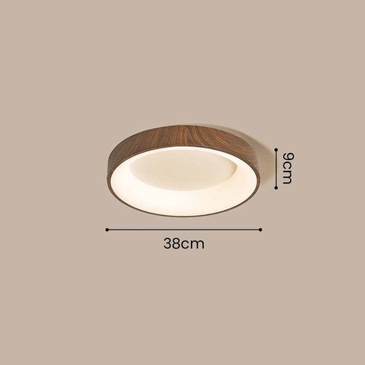 Natural Wood Ceiling Lamp