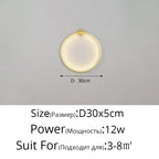 Moon LED Wall Light – Modern Wall Lamp for Bedroom, Living Room, and Hallway