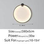 Moon LED Wall Light – Modern Wall Lamp for Bedroom, Living Room, and Hallway