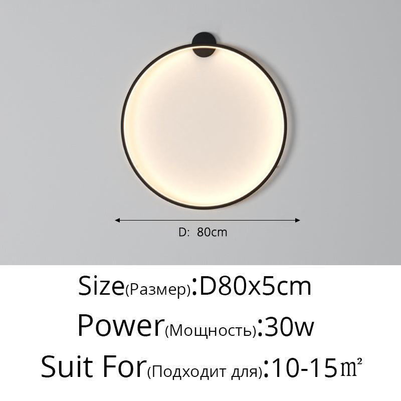 Moon LED Wall Light – Modern Wall Lamp for Bedroom, Living Room, and Hallway