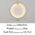 Moon LED Wall Light – Modern Wall Lamp for Bedroom, Living Room, and Hallway
