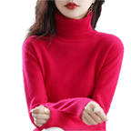 Sinead: Japans gebreide 100% kasjmier coltrui voor vrouwen: herfst & winter essentieel