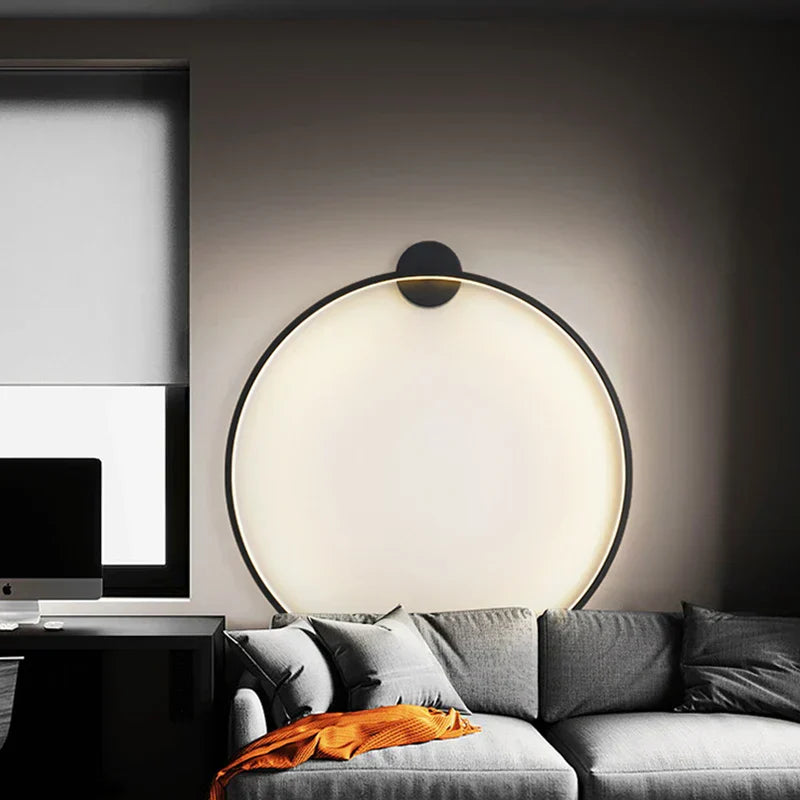 Moon LED Wall Light – Modern Wall Lamp for Bedroom, Living Room, and Hallway