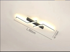 SleekGlow - Deckenleuchte mit LED-Linienlampe