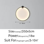 Moon LED Wall Light – Modern Wall Lamp for Bedroom, Living Room, and Hallway