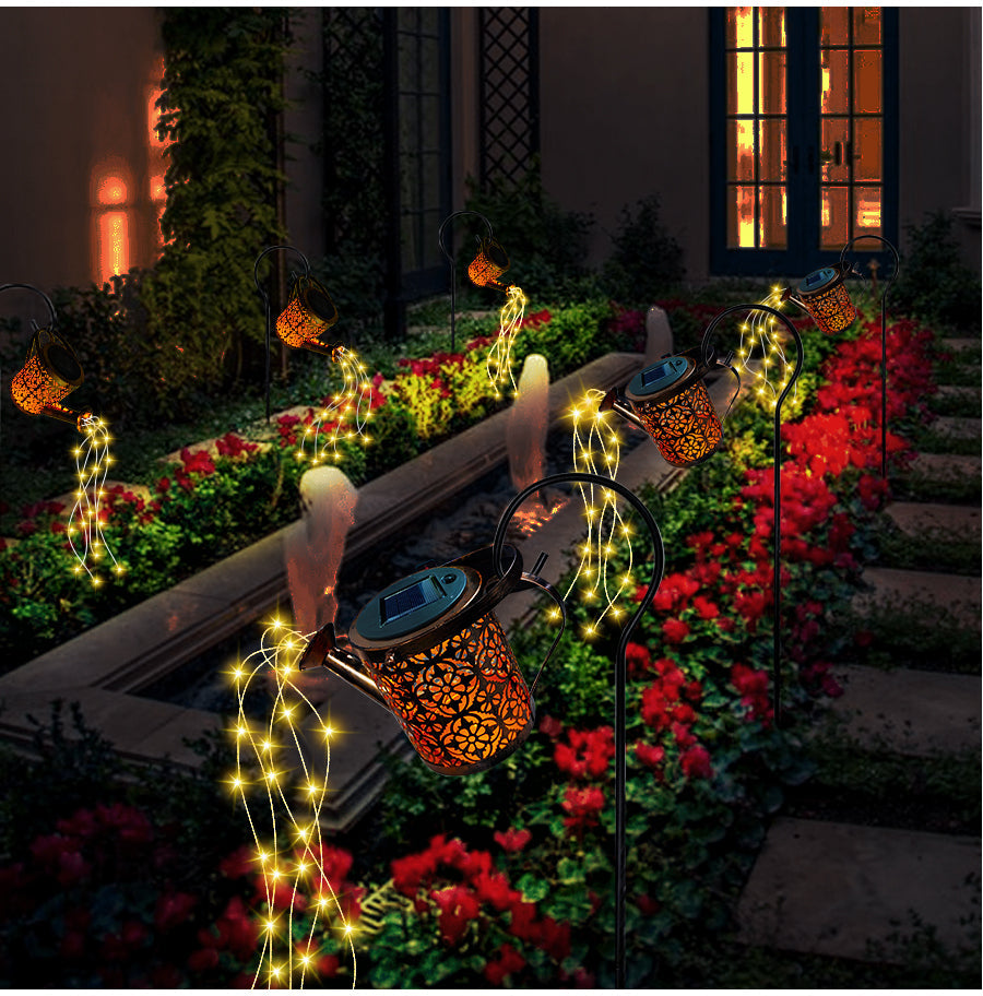 Solar Garden Lantern with Flexible Design – 80cm Retro Outdoor Light