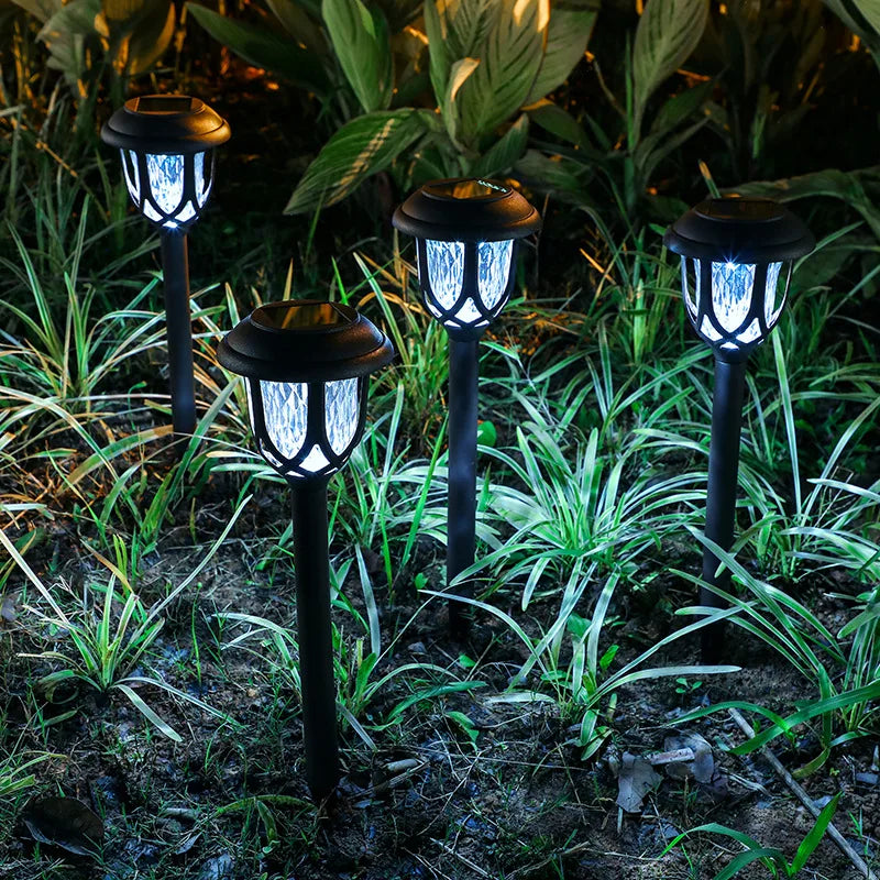 Solar Outdoor Pathway Lamp – Elegant LED Ground Light for Gardens and Walkways